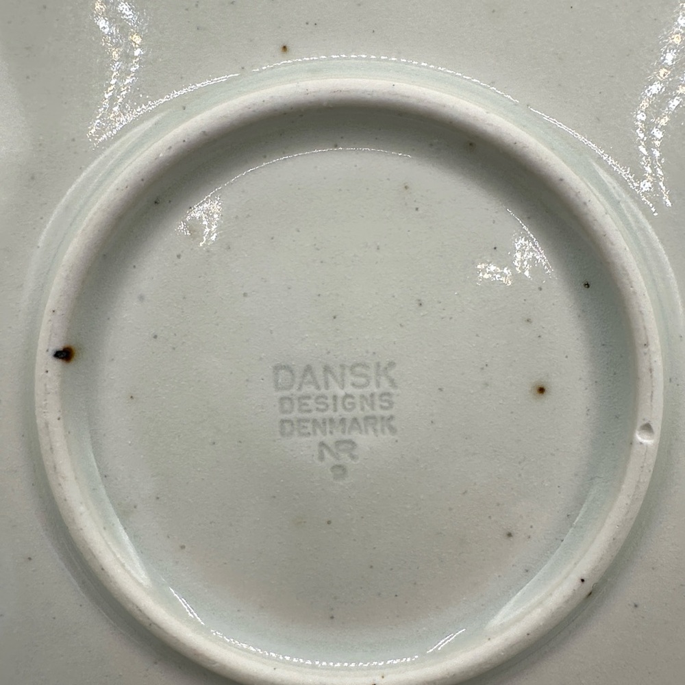 2 Dansk Brown Mist Whisper 10” Dinner Plates. Niels Refsgaard design. 1980s Rare - Picture 3 of 6